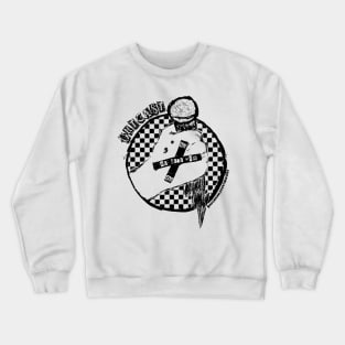 Outcast Checker Black Logo Crewneck Sweatshirt